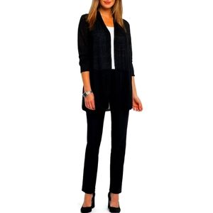 Nic+zoe Long Sleeve Side Slit Open Front Cardigan size 3X